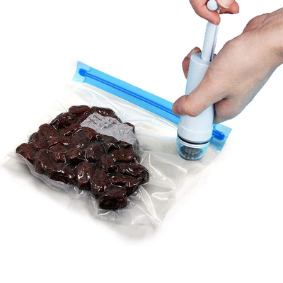 ถุงซิปปิดผนึกสูญญากาศ BPA แบบใช้ซ้ำได้แบบใช้ซ้ำได้ Double Layer