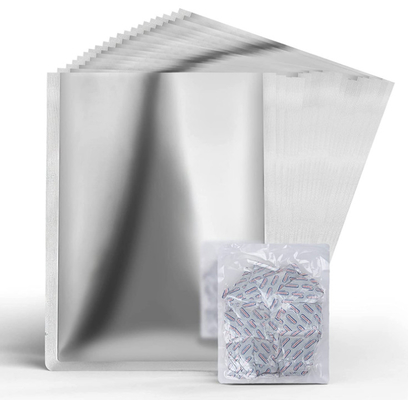 เมทัลลิก Mylar สูญญากาศสามด้านซีลกระเป๋าอลูมิเนียมฟอยล์ถุงม้วน
