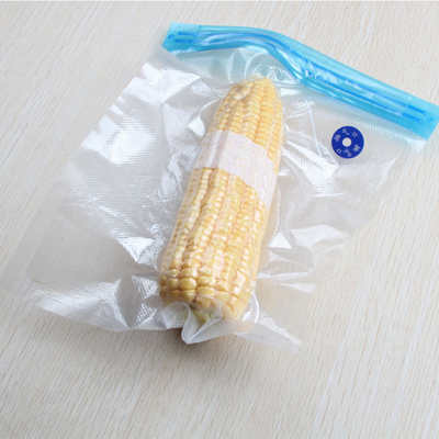 ถุงซิปปิดผนึกสูญญากาศ BPA แบบใช้ซ้ำได้แบบใช้ซ้ำได้ Double Layer