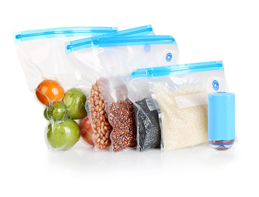 ถุงปิดผนึก Uarter ถุงอาหารสุญญากาศ นำกลับมาใช้ใหม่ได้ Meat Saver Sous Vide