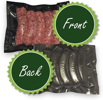 Polypropylene อิสระzer เมมโมรี กาฬ ตราประจำตำแหน่ง กระเป๋า QS Plastic สูญญากาศ ตราประจำตำแหน่ง Bag