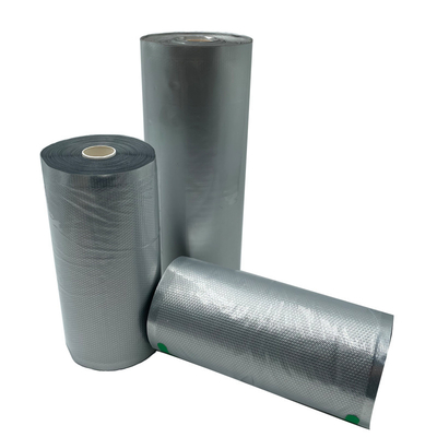 ถุงสูญญากาศปิดผนึกด้วยความร้อน Mylar ขนาด 5mil ที่มีลายนูนสำหรับเก็บอาหารระยะยาว
