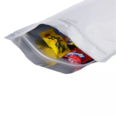 โลโก้ที่กำหนดเองถุง Mylar ยืนขึ้นซิปล็อคถุงอลูมิเนียมบรรจุภัณฑ์อาหารกันกลิ่น