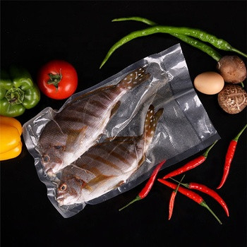 ถุงสูญญากาศ Sous Vide นูนถุงอาหารสูญญากาศพลาสติก PE สำหรับเนื้อแช่แข็ง