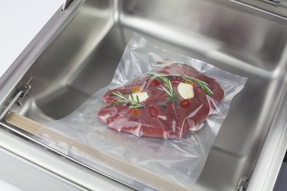 ถุงสูญญากาศไนล่อน Sous Vide ถุงเก็บอาหารพลาสติกถุงซีลสูญญากาศม้วน