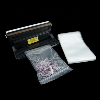 เครื่องซีลสูญญากาศอาหารถุงซิป Textured Poly Nylon Vacuum Pouches