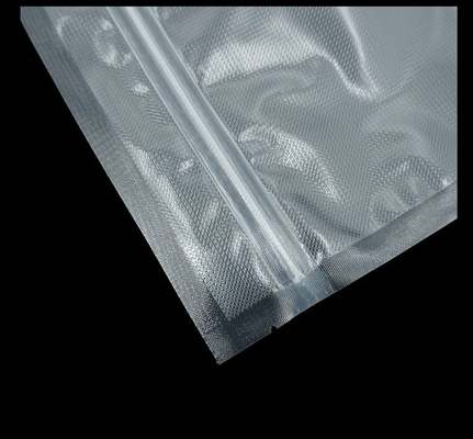 เครื่องซีลสูญญากาศอาหารถุงซิป Textured Poly Nylon Vacuum Pouches
