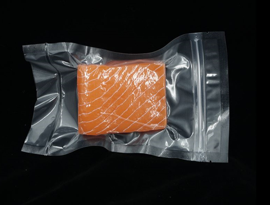 เครื่องซีลสูญญากาศอาหารถุงซิป Textured Poly Nylon Vacuum Pouches