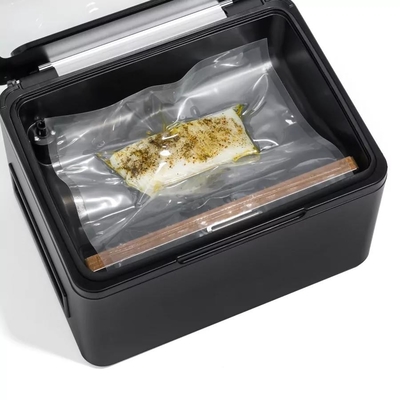 เครื่องซีลสูญญากาศแบบเรียบ FDA LDPE Chamber Smooth โครงสร้างซีลสามชั้น