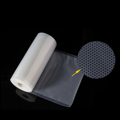 Polyethylene Heat Seal เครื่องซีลอาหารสูญญากาศ Rolls Micro Channel Embossing