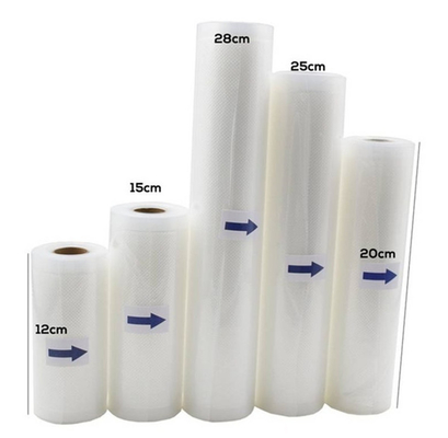 เครื่องซีลสูญญากาศ Rolls Heat Seal Embossed เครื่องซีลสูญญากาศ ถุงปลอดสาร BPA