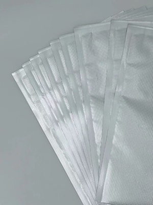 SGS Metalized Silver Mylar ถุงอลูมิเนียมฟอยล์กระเป๋าครัวซีลความร้อน