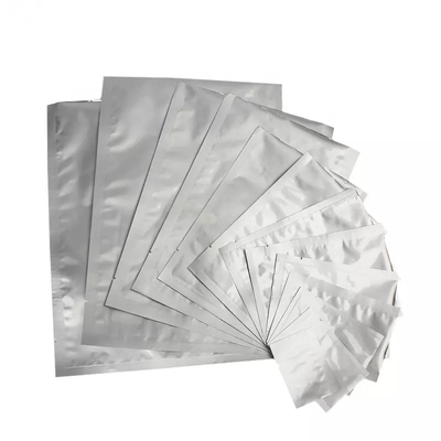 ถุงอลูมิเนียมฟอยล์กันกลิ่นถุงเงิน Mylar แบบกำหนดเองสำหรับอาหาร