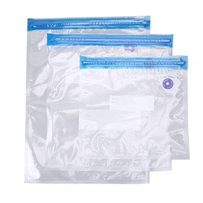 ถุงอาหารปลอดสาร BPA Sous Vide ถุงซีลสูญญากาศ SGS มีซิป
