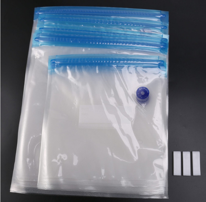 โลโก้ที่กำหนดเอง Sous Vide ถุงเก็บอาหารสูญญากาศ PE PA Embossing