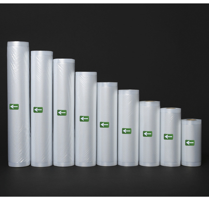 เครื่องซีลถุงสูญญากาศแบบใส Rolls Sous Vide Chamber Embossed Packaging