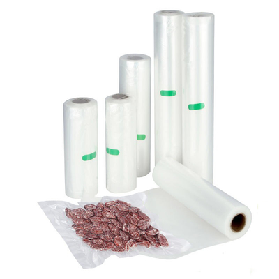 PE PA Vaccum Seal Roll ถุงซีลสูญญากาศพลาสติกลายนูนม้วนสำหรับไมโครเวฟ