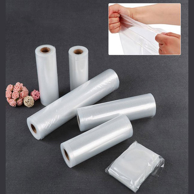 ถุงสูญญากาศอาหารในครัวปลอดสาร bpa ถุงซีลสูญญากาศแบบม้วนสำหรับอาหาร