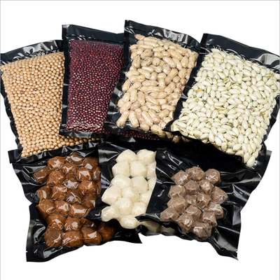 ก่อนตัด Prep Meal ถุงซีลสูญญากาศสีดำ Boilable อาหาร เมมโมรี Heavy Duty